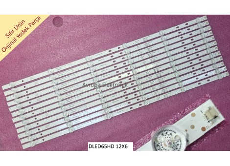 Dijitsu DJT65S Led bar, DLED65HD 12X6 1003, Tv ledleri Dijitsu DJT65S Led bar, DLED65HD 12X6 1003, Tv ledleri